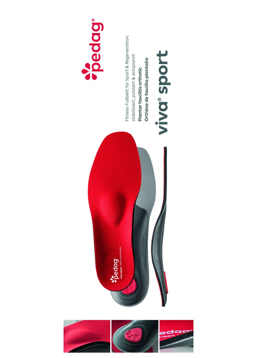 Ортопедична каркасна устілка Viva® Sport 181 ( ) Pedag (331165006)