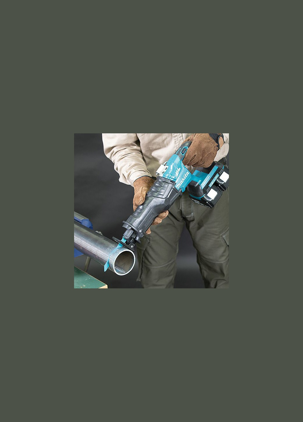 Аккумуляторная электрическая сабельная пила DJR360Z ножовка электропила ручная (2x18В, 32мм) (4039) Makita (295032842)