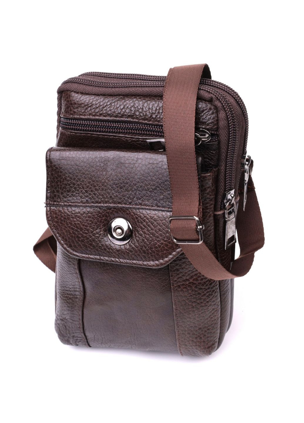 Чоловіча шкіряна сумка 11х18,5х4 см Vintage (288049019)