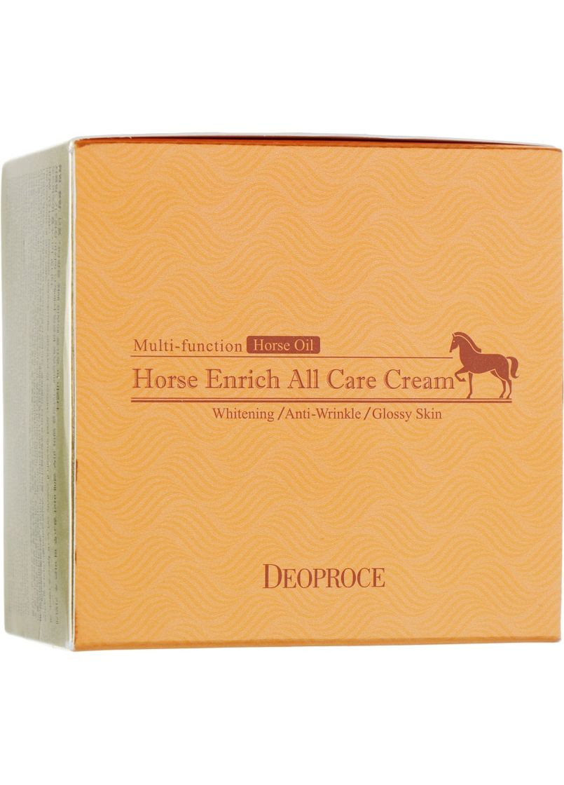 Крем для обличчя живильний з конячим жиром Horse Enrich All Care Cream 100ml (793857-12439) Deoproce (368661179)