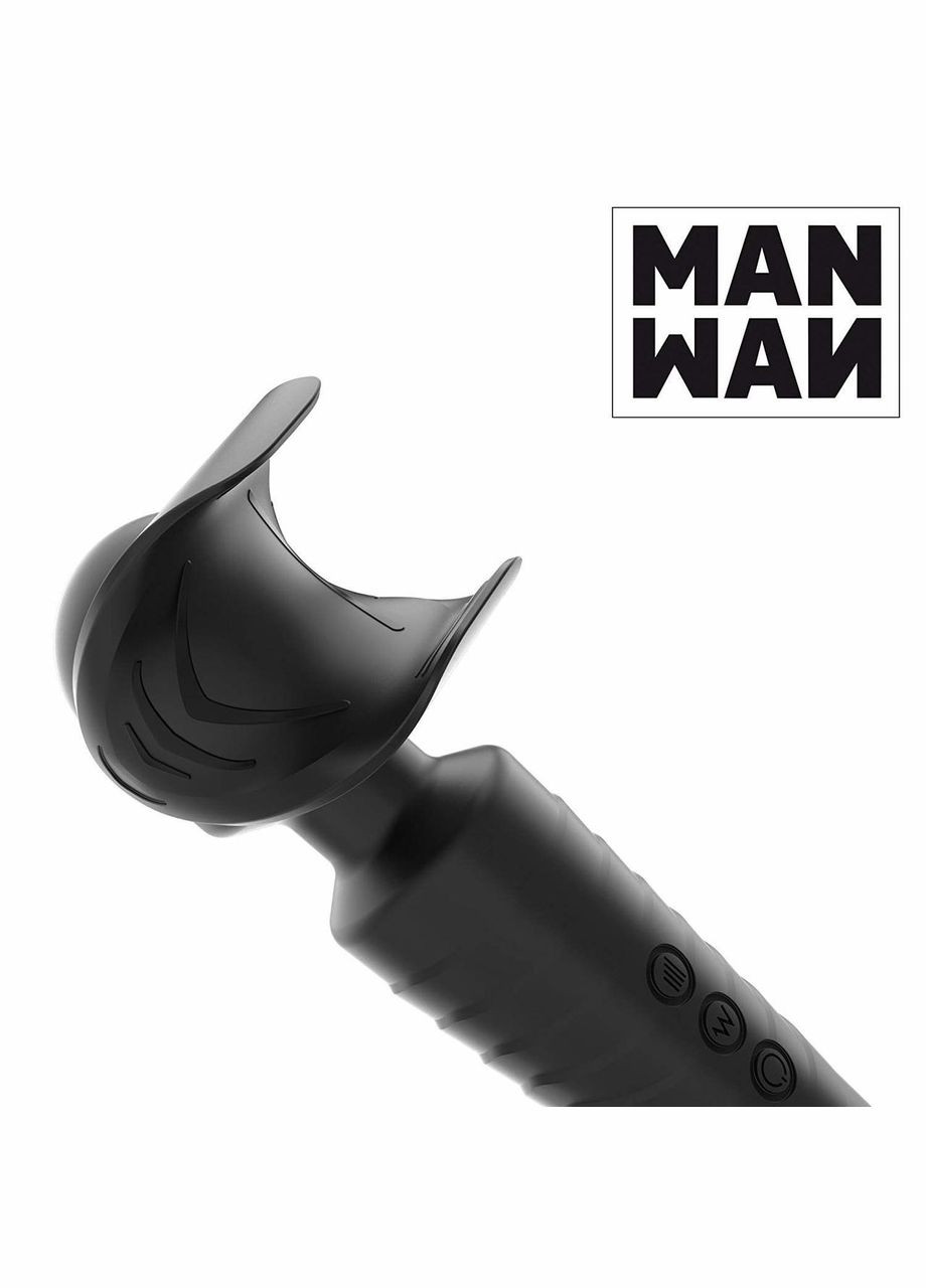 Мастурбатор-вібромасажер Manwan MAN.WAND, відмінно для пар, вібро-мінет, 20 режимів Dorcel (303905752)