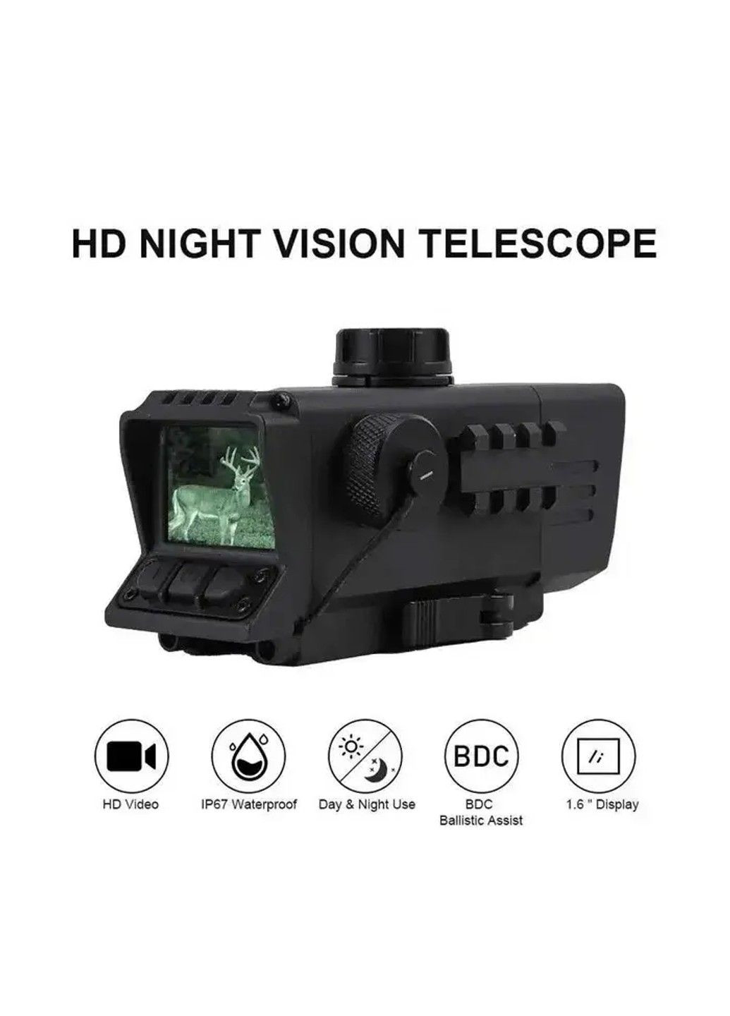 Монокуляр нічного бачення TRD Pro MS32 3.5X (5 видів сіток) No Brand (332634229)