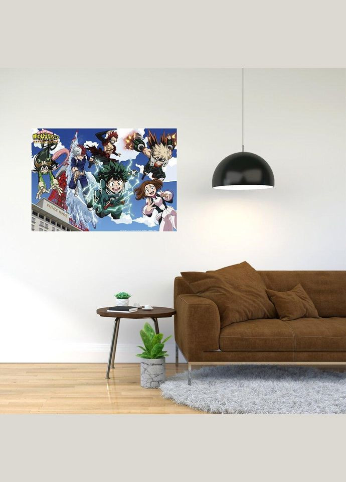 Плакат- із принтом "My Hero Academia - Моя геройська академія (манга аніме) 10" A2 Кавун постер (316208600)