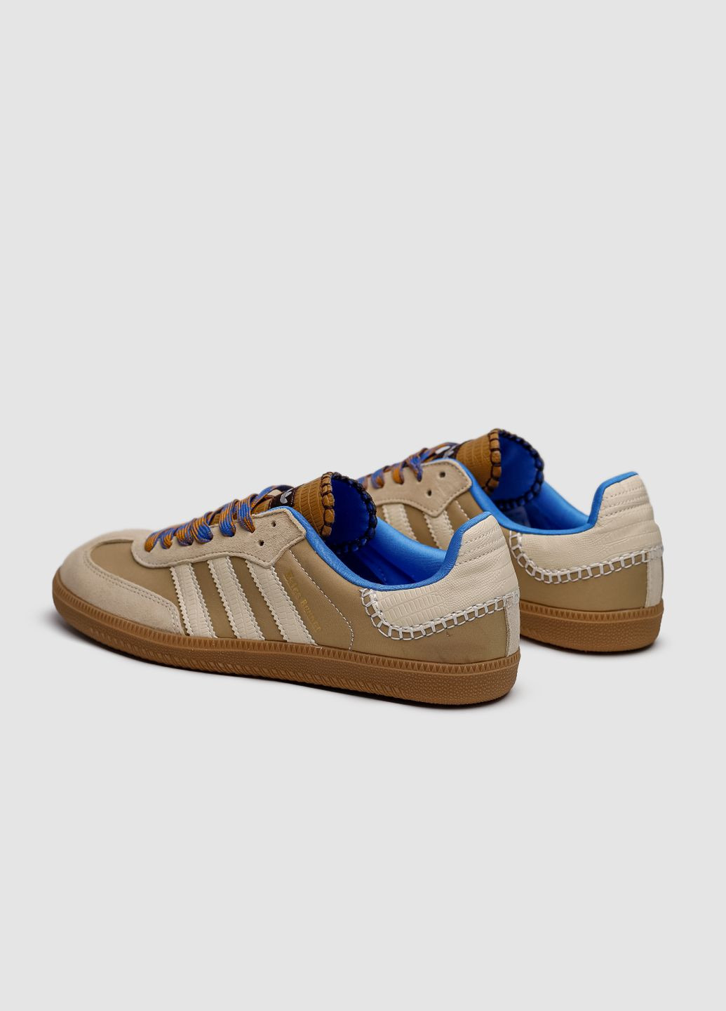 Коричневі Літні кросівки чоловічі adidas No Brand Wales Bonner x Samba Desert White