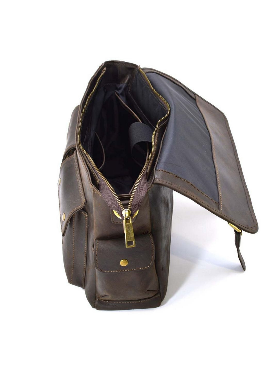 Мужская кожаная сумка через плечо 27х39х12 см TARWA (315869148)