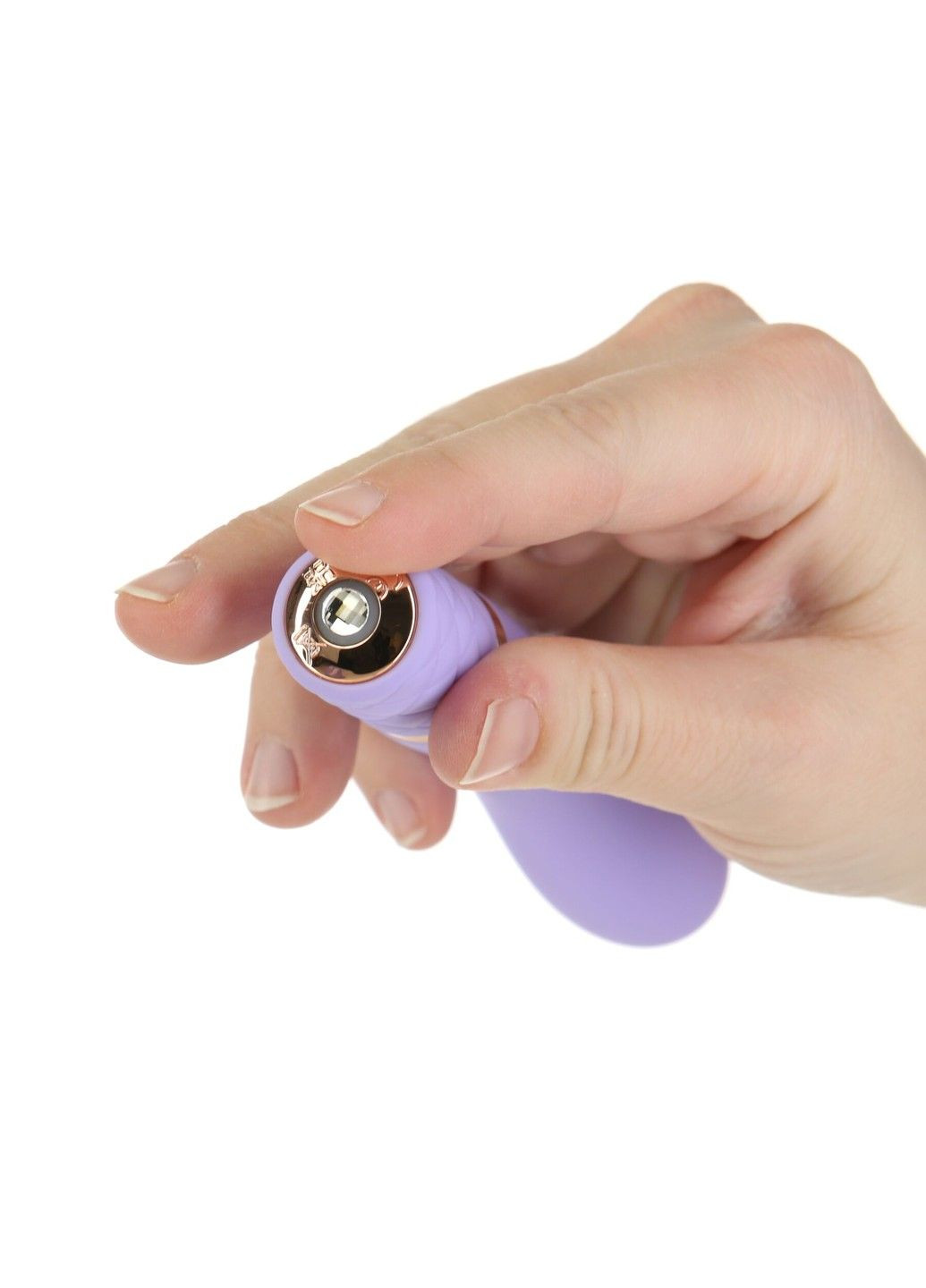 Розкішний вібратор Racy Purple Special Edition, Сваровскі, пов’язка на очі+гра Pillow Talk (316231705)