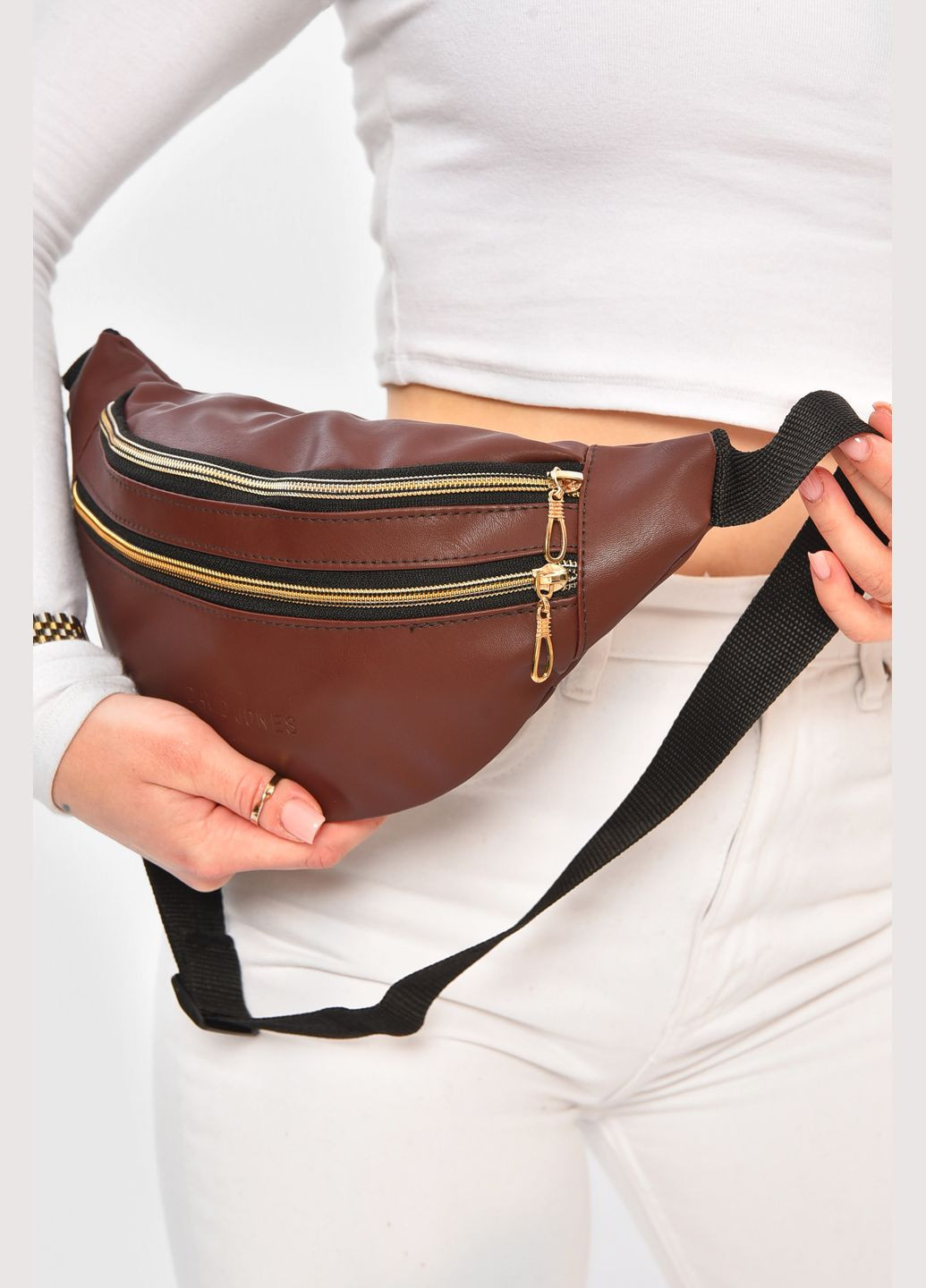 Бананка женская коричневого цвета Let's Shop (335007404)