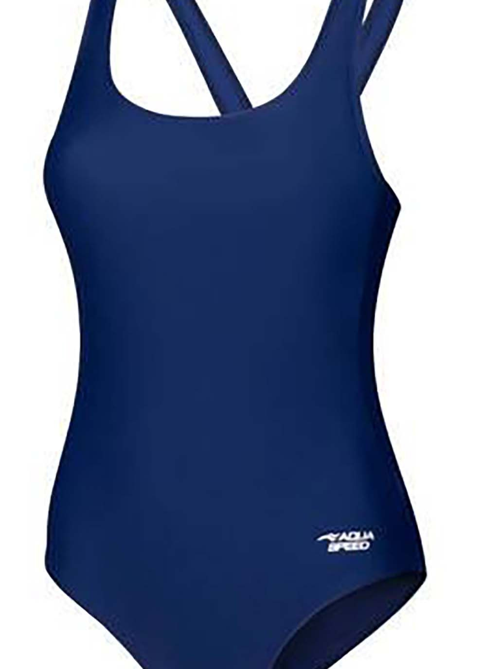 Синій демісезонний купальник закритий для жінок tina синій Aqua Speed