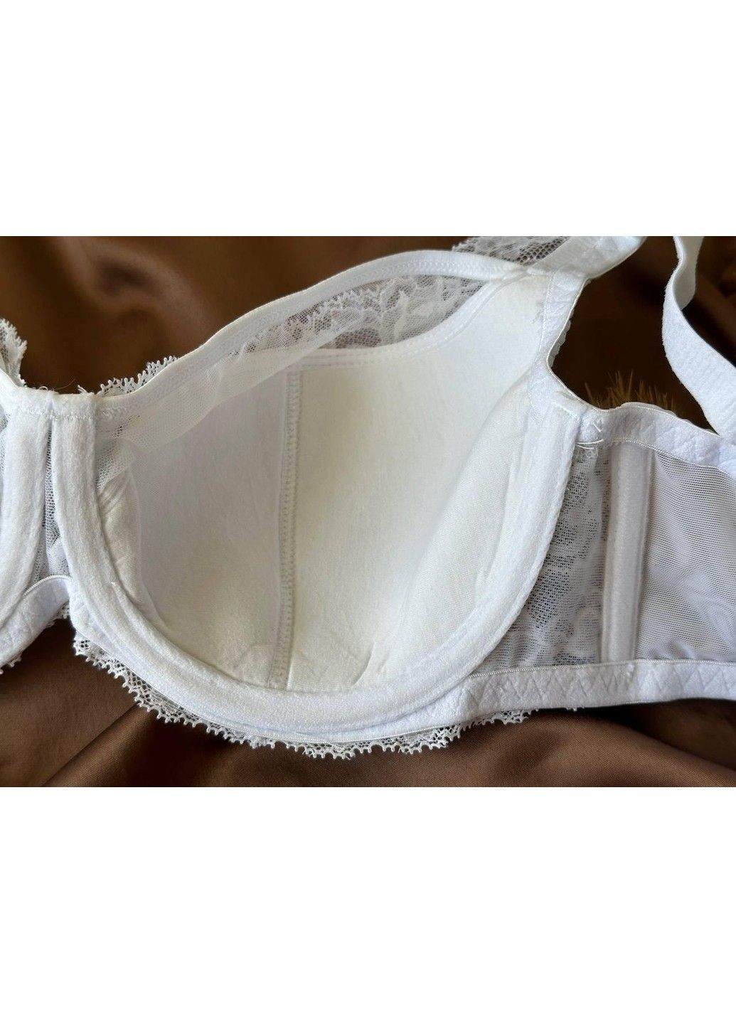 Белый бюстгальтер с мягким поролоном 12301 белый Lanny Mode