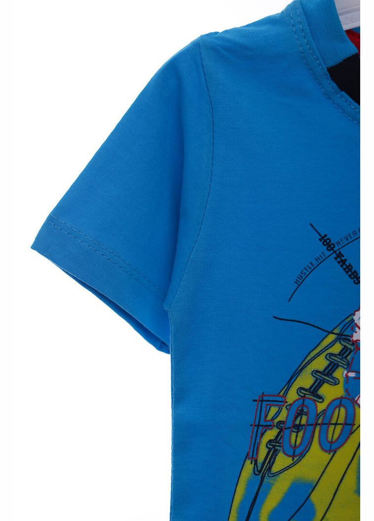 Футболка для хлопчика баскетбол блакитна 86 см (38136) BABYKROHA (315721354)