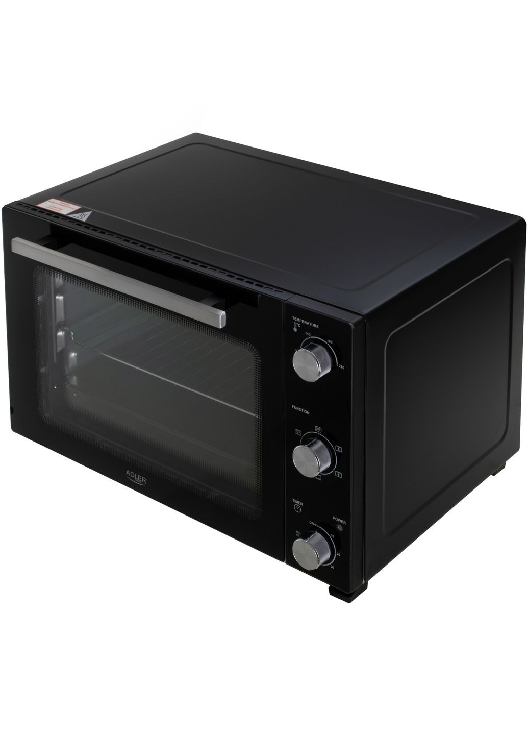 Электрическая печь AD 6026 1800Вт/ 48л /электроплита/ механическое управление/черная Adler (362669219)