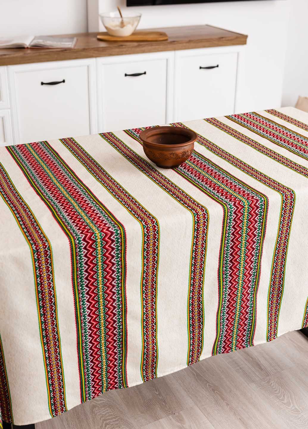 Скатерть вышитая с украинским орнаментом 3.0м х 1.5м (рнд11130) Homedec - (316472138)