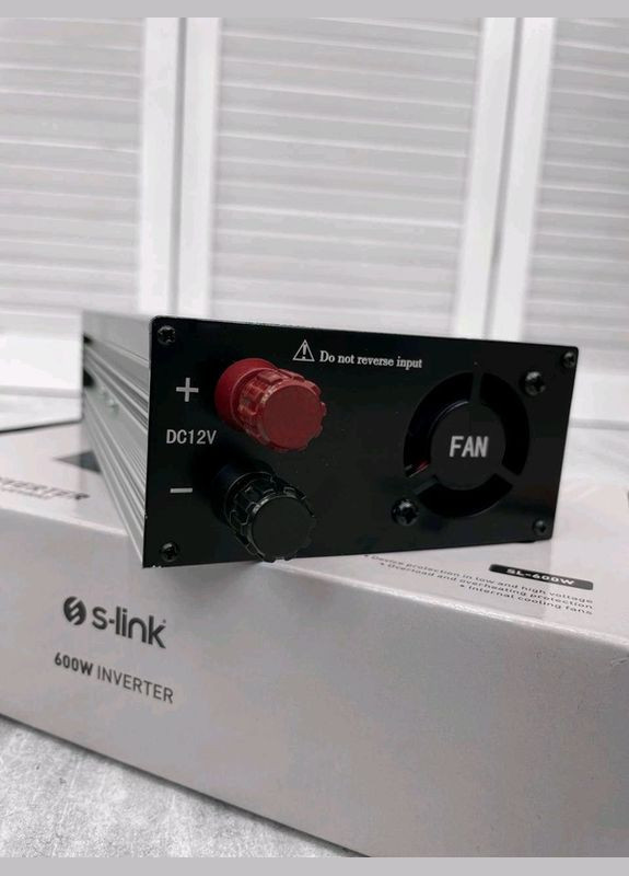 Інвертор автомобільний 600w 12v перетворювач (1756375641) S-link (335008789)