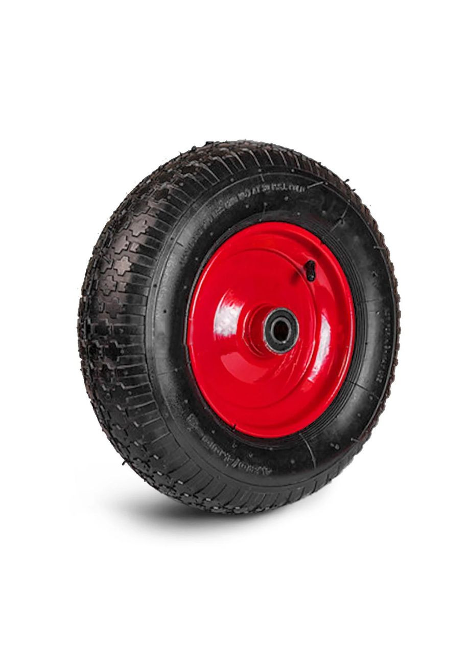 Колесо на тачку в зборі 4,00-8, 4PR, вісь 20мм No Brand (370395607)