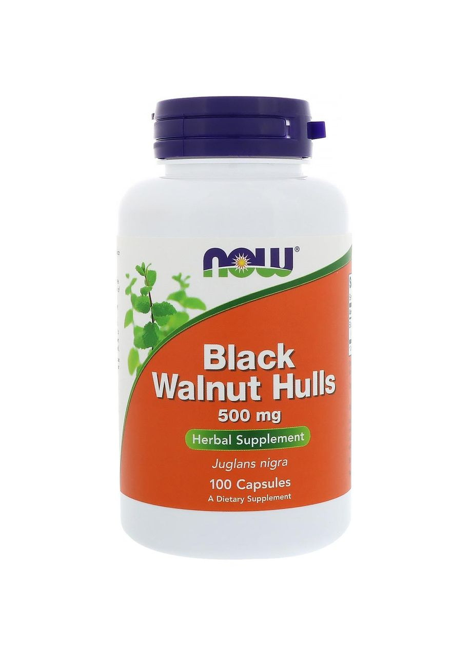 Черный орех, 500 мг, 100 капсул, Now Foods (366734487)
