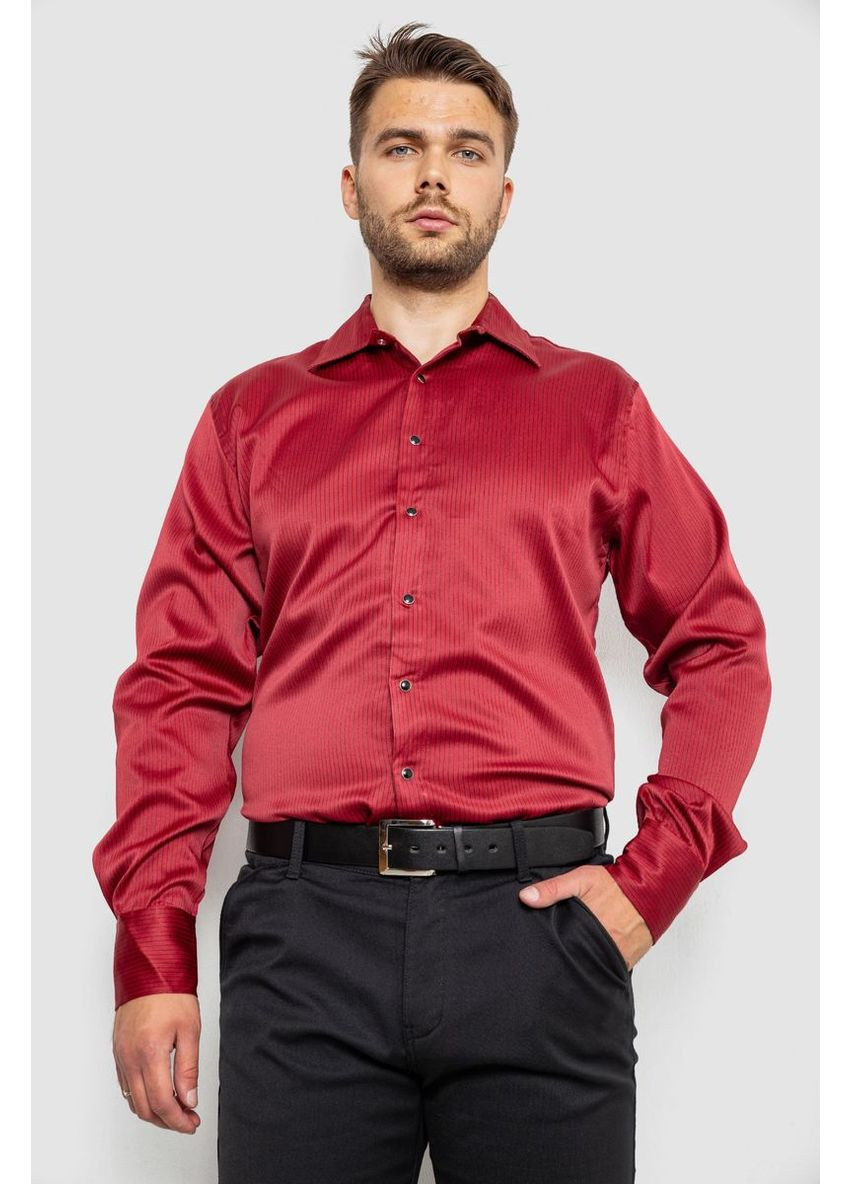 Красная повседневный рубашка в полоску Ager