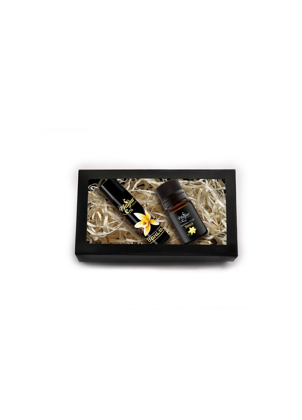 Подарочный набор Эфирное масло Ванили TM 5 мл+ Натуральный бальзам для губ "Ваниль" Mayur (292736207)