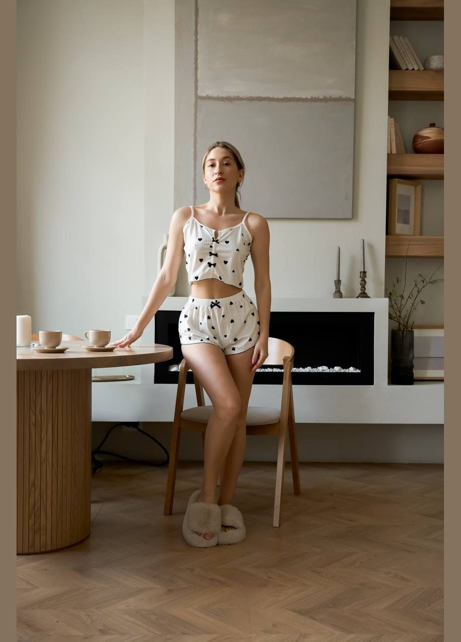 Белая пижамка, которая влюбляет с первого взгляда!❤️ Luna