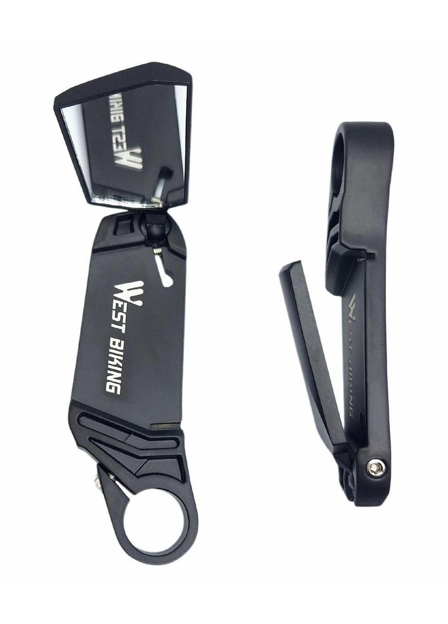 Комплект дзеркал для велосипеда YP0720037 на кермо складані 360 градусів 13х7,5х2,5 см чорний (G0001840) West Biking (355802861)