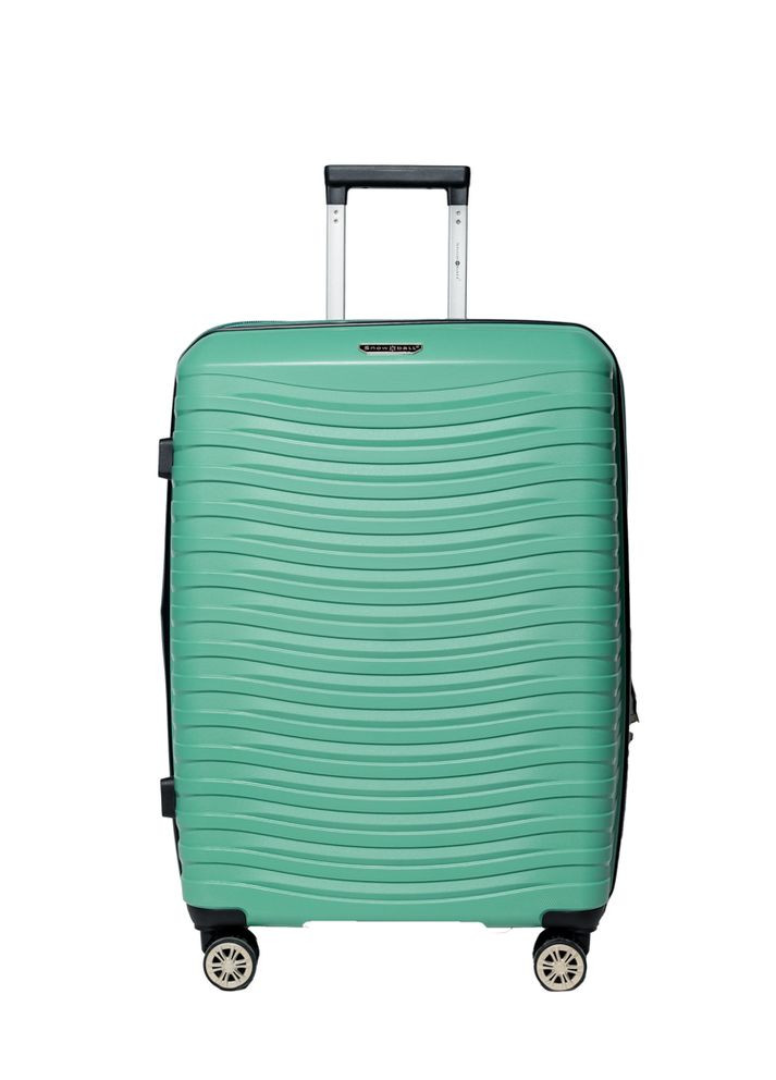 Чемодан средний M 43803 полипропилен Мятный Snowball (298728842)