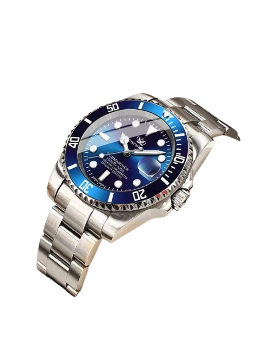 Мужские наручные часы Hemsut Zurich Blue (Серебристые) No Brand (332636720)