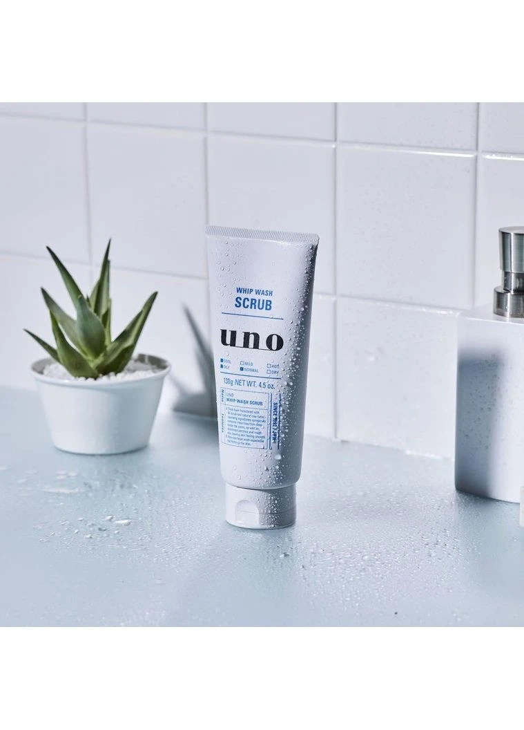 FINETODAY Uno Whip Wash Scrub пенка-скраб для тщательной очистки мужской кожи, 130 г Shiseido (362497412)