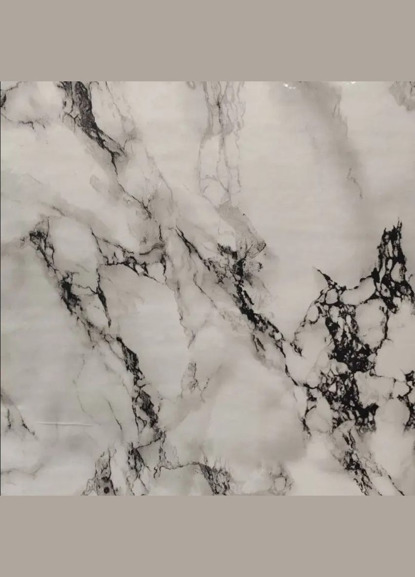 Фольга 2м белый мармур - для защиты поверхностей от грязи, мелких царапин, потертостей No Brand (323214416)