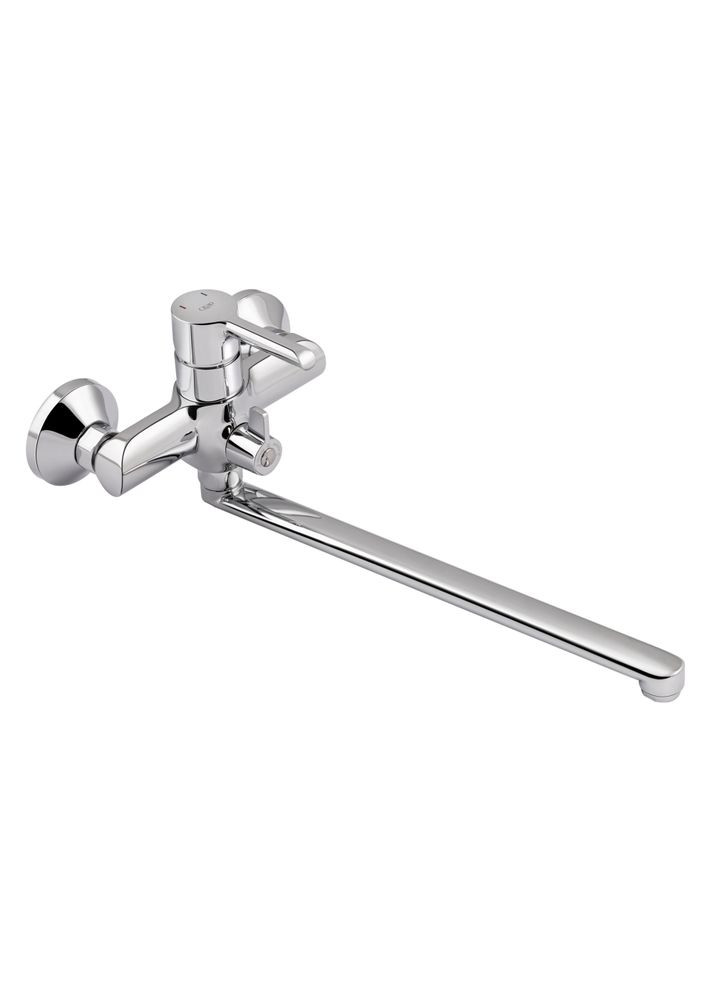 Смеситель для ванны Grand с поворотным изливом (c душевым гарнитуром) QTGRACRM005 Chrome Qtap 005 (346492486)