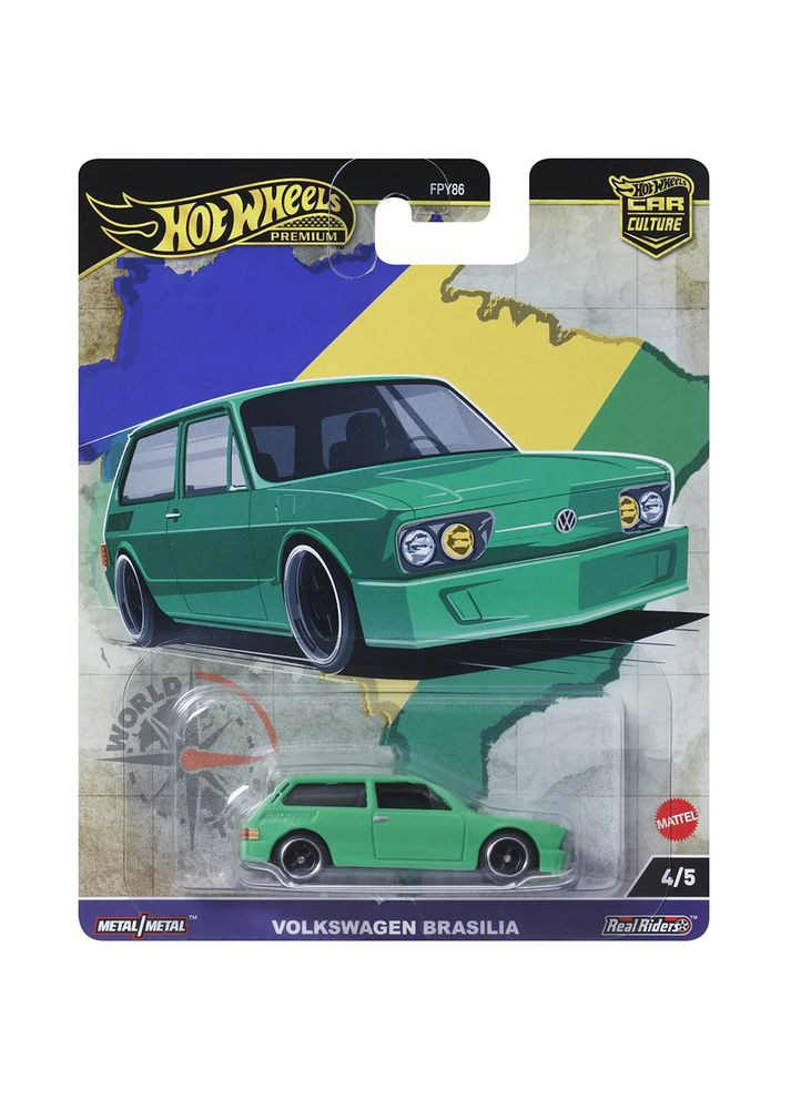 Тематическая машинка Premium Pop Culture Volkswagen Brasilia FPY86-HRV82 Hot Wheels (322035441)