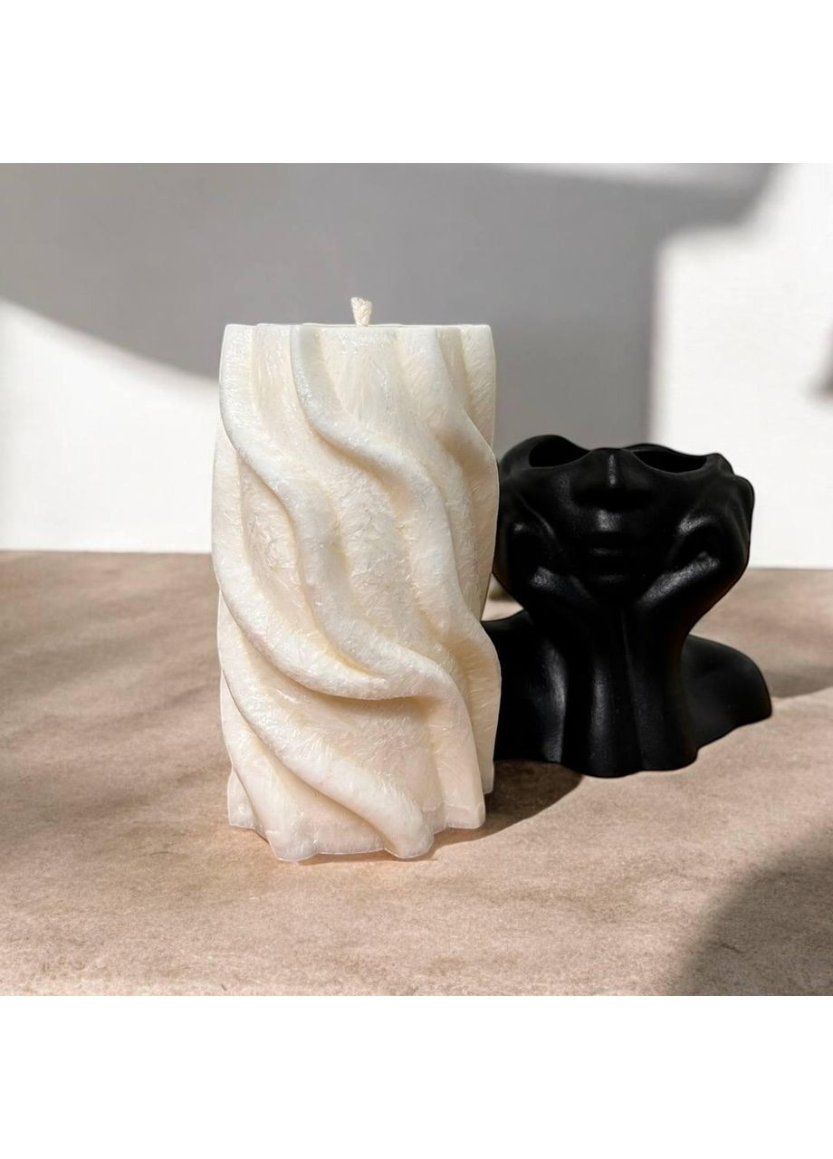 Свічка Хвіля з пальмового воску Liliya Flowers (366026808)