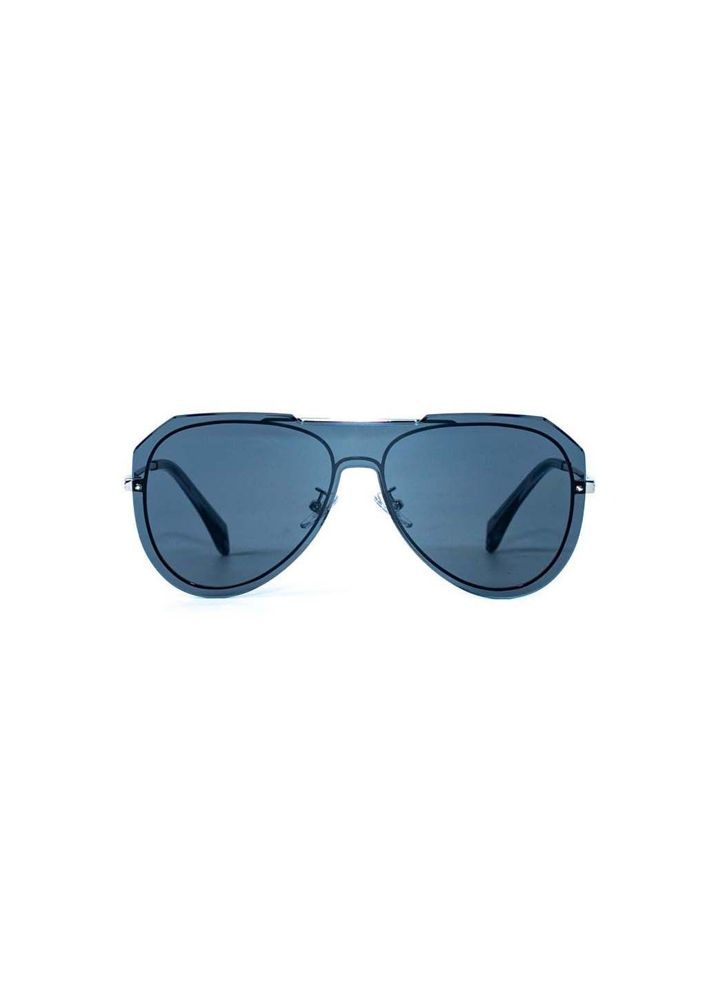 Солнцезащитные очки Авиаторы мужские 389-489 LuckyLOOK (291885993)