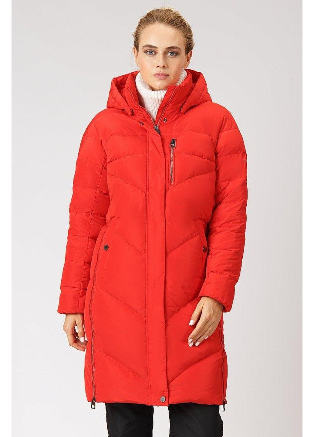 Червоний зимній Пуховик Finn Flare