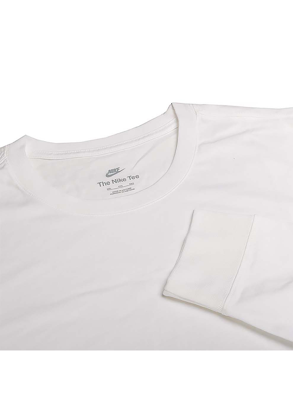 Чоловічий Лонгслів TEE LS BIG SWOOSH Білий Nike білий