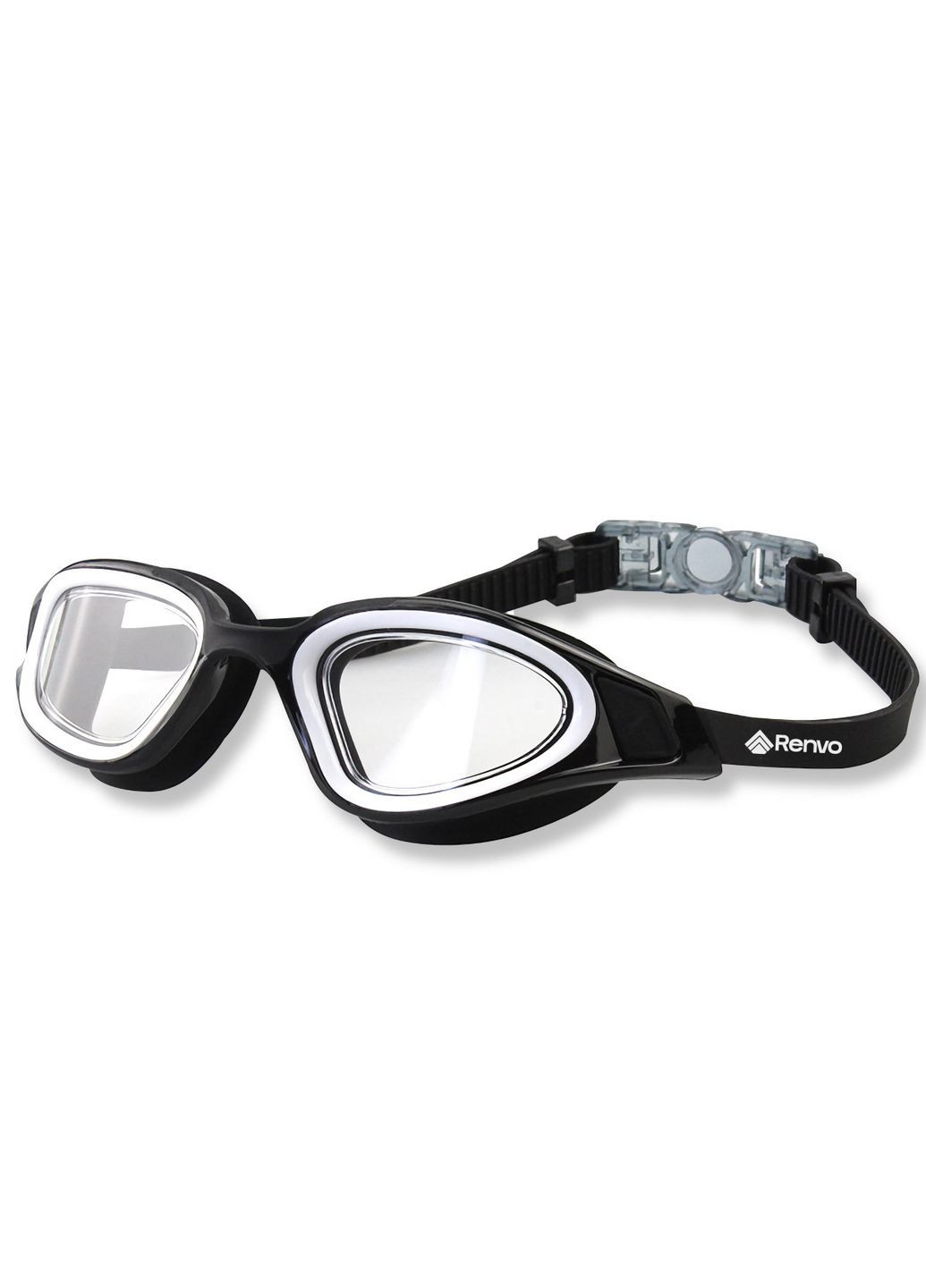 Очки для плавания Javari Anti-fog черные 2SG300-01 Renvo (282845275)