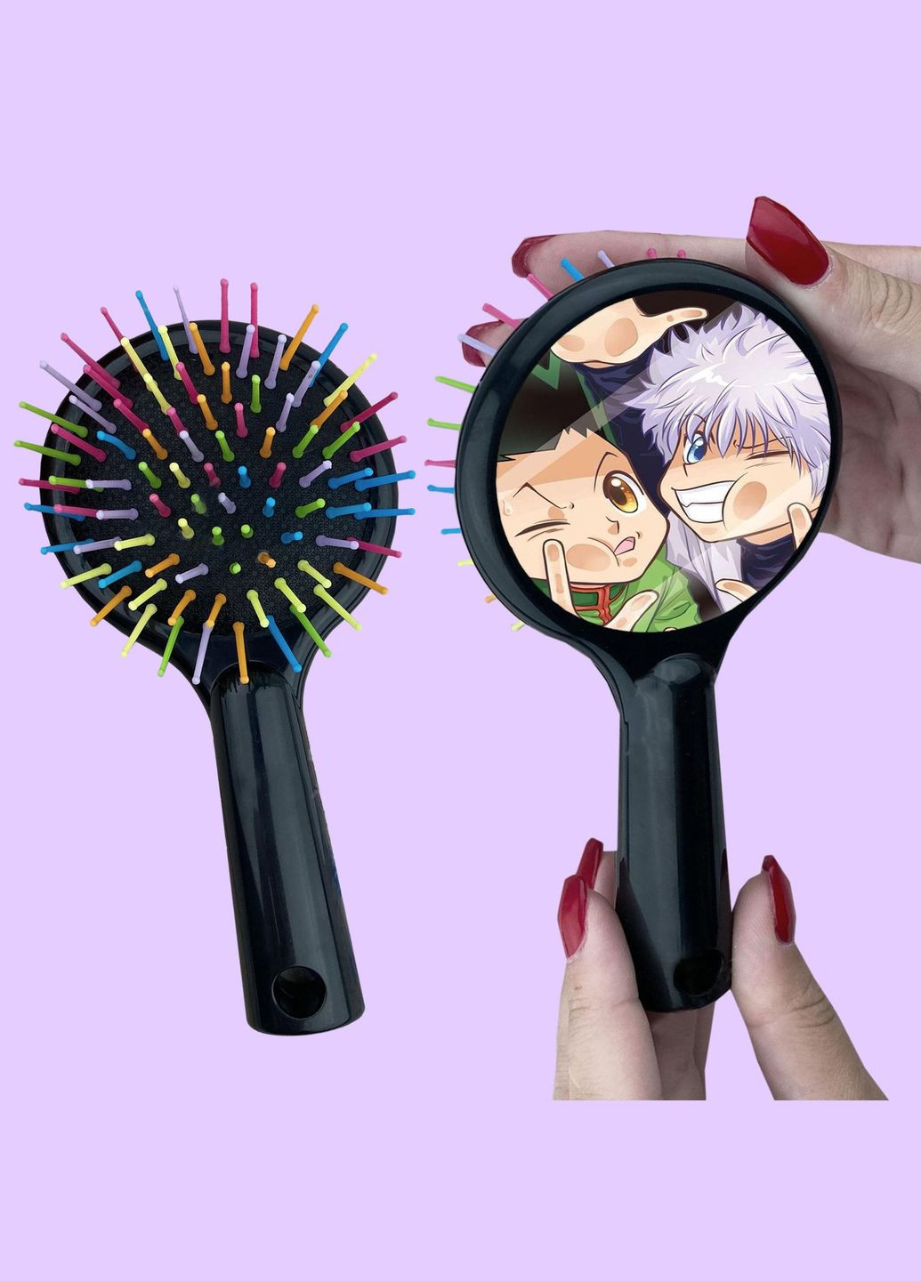 Гребінець для волосся Аніме Хантер х Хантер #0006 чорний No Brand (315043125)