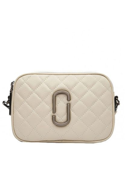 Сумка женская кожаная кроссбоди шанелька молочная (Д/Ш/В) 22/8/16 (см) Felicita (336377617)