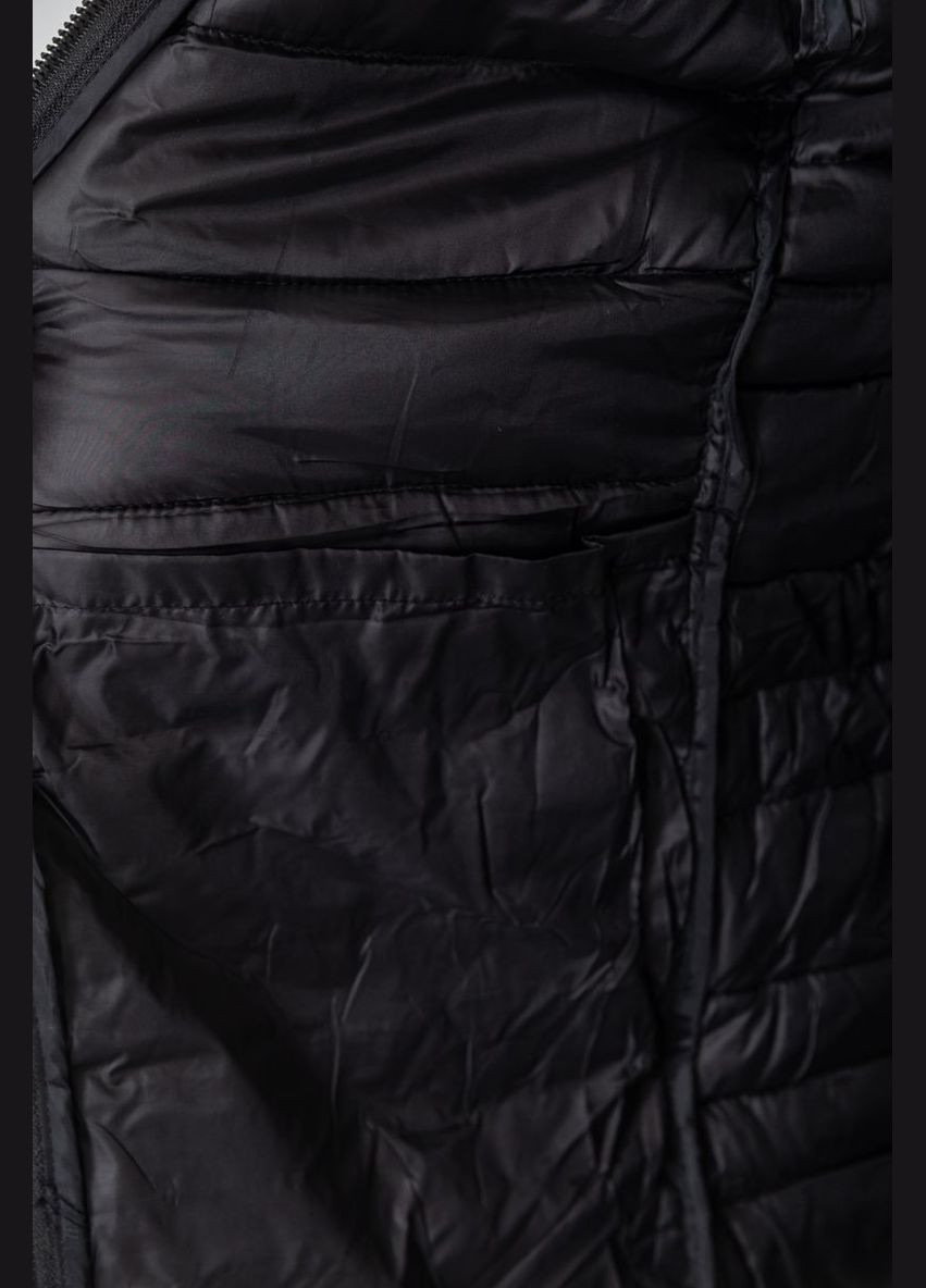 Черная демисезонная куртка мужская демисезонная с капюшоном, цвет черный, Ager