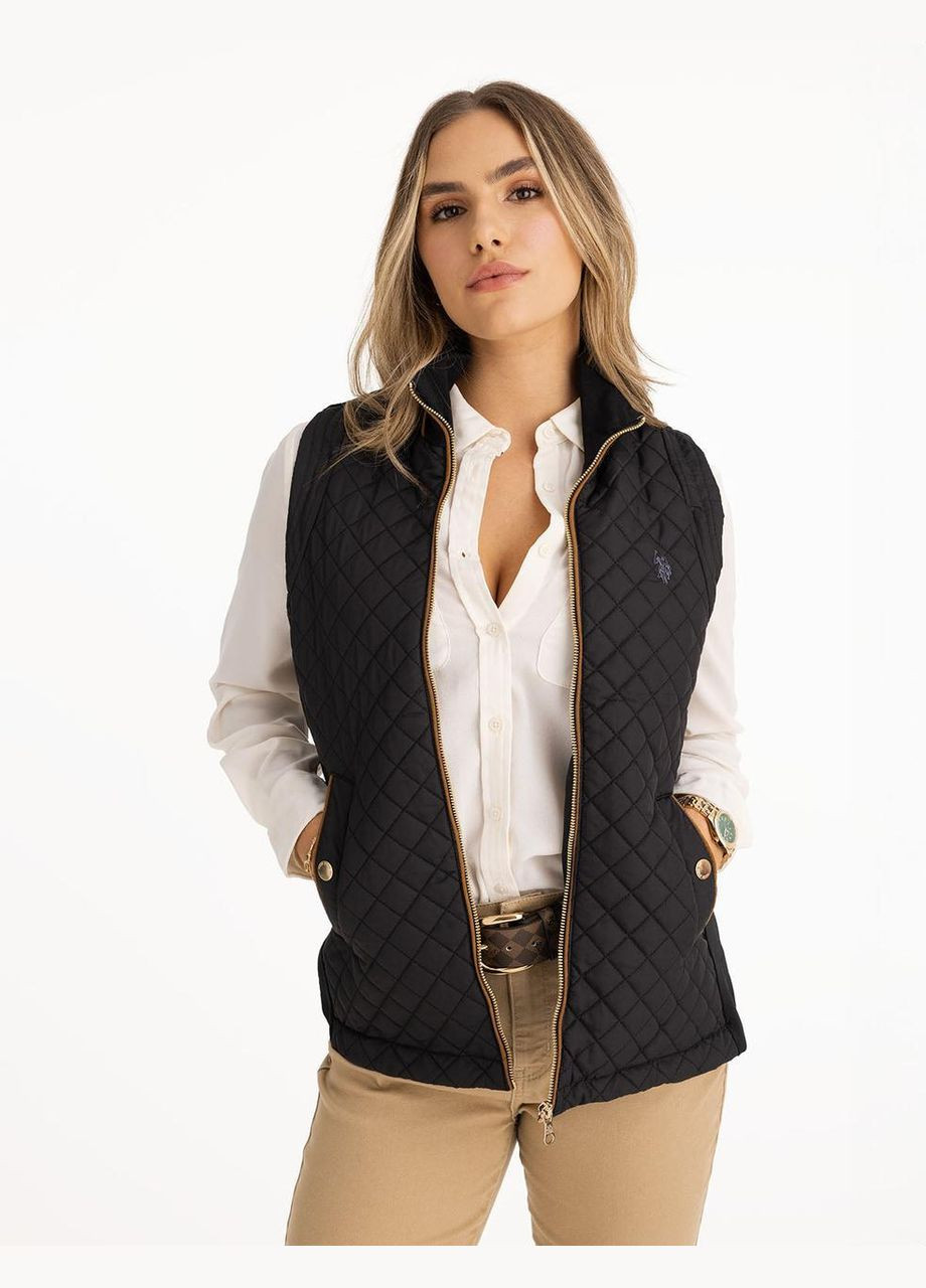 Бежева сорочка жіноча chest pocket бежева U.S. Polo Assn.