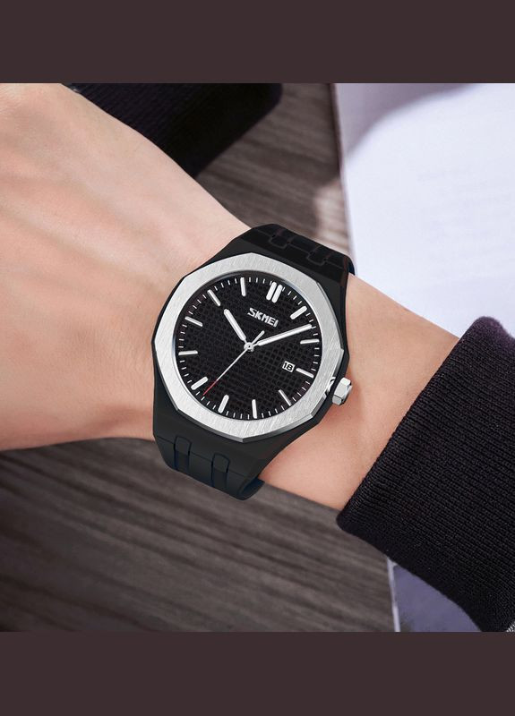 9299BKBK Black-Black кварцевый сasual Skmei (324089727)