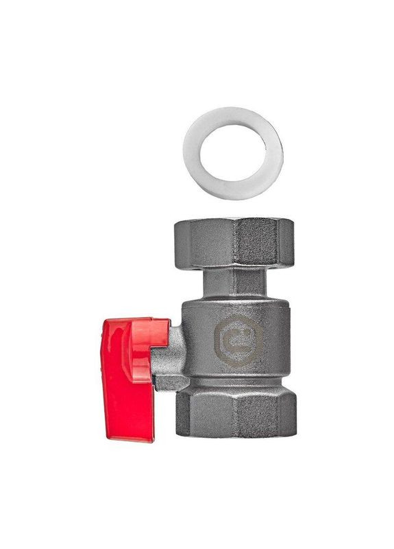 Кран кульовий Europrouct EP.610 - 1''FF ГГ з накидною гайкою, прямий (EP6217) EUROPRODUCT (338426375)