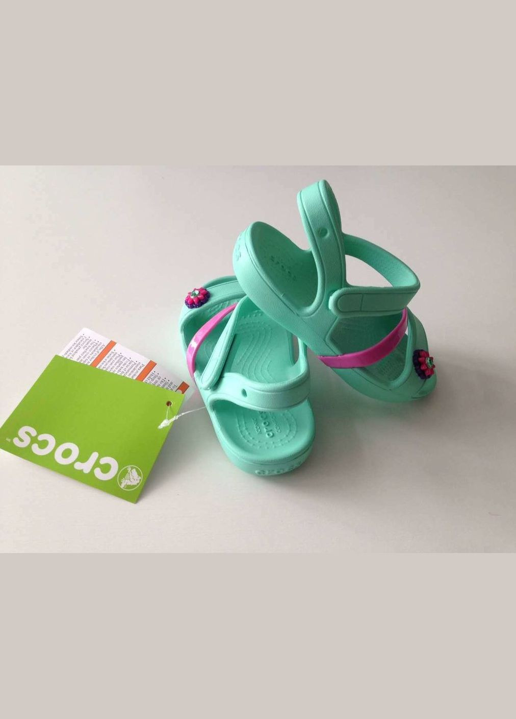 Морской волны крокс сандали детские sandal kids Crocs