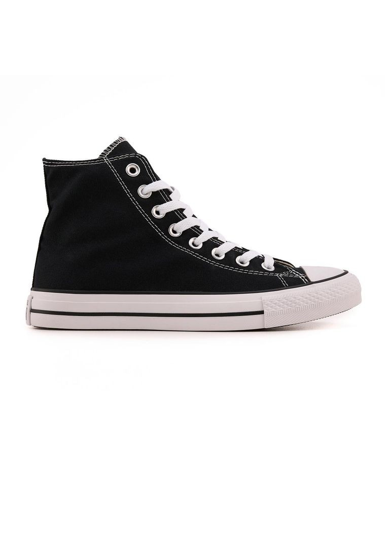 Чорні Осінні кеди чоловічі converse classic black high конверс No Brand
