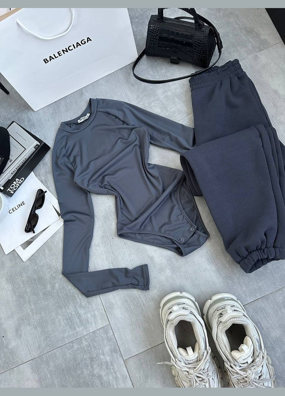 Костюм: боди + джогеры No Brand (330641980)