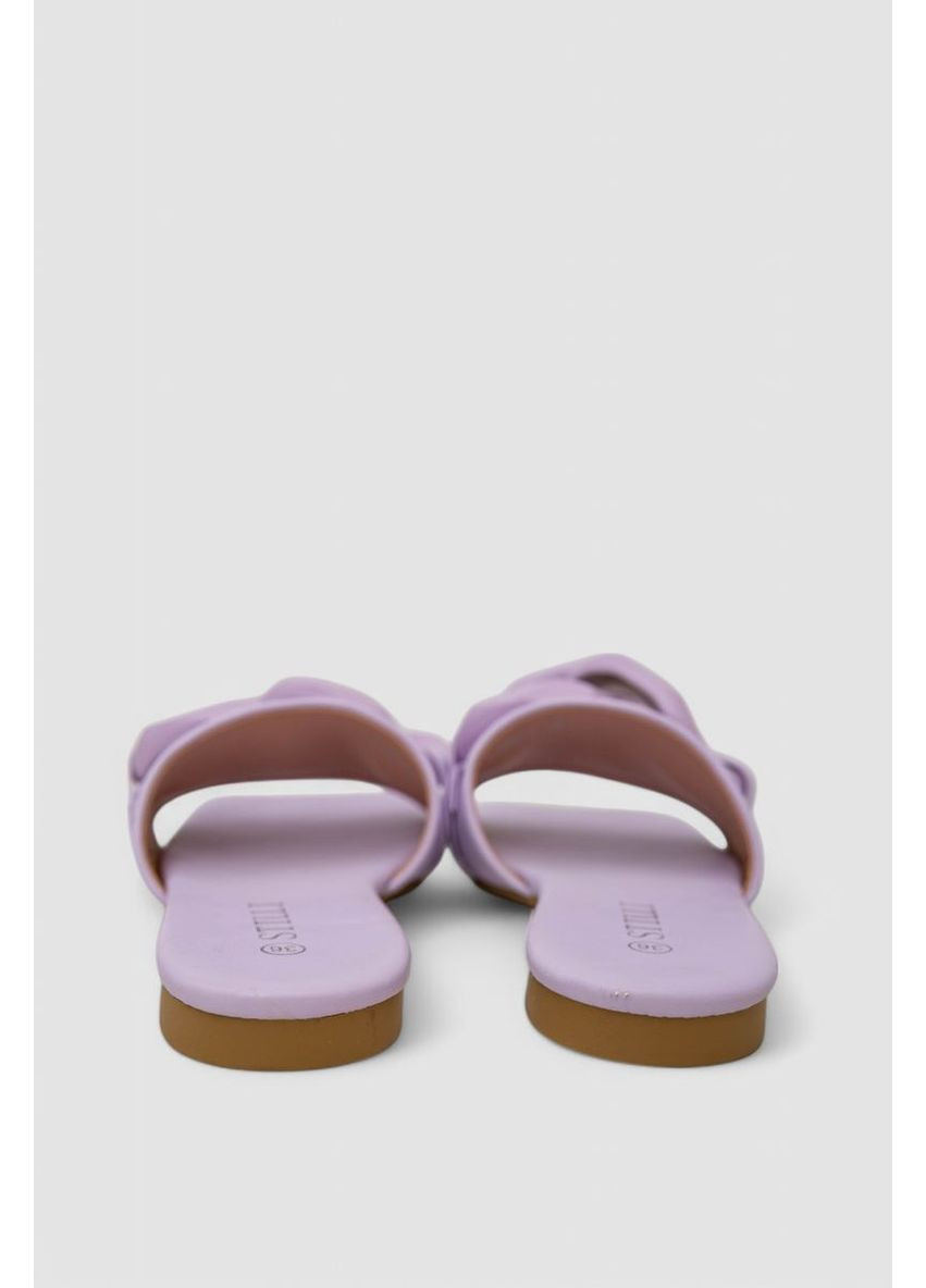 Сиреневые шлепанцы женские,, 248rl165 Stilli с цепочками