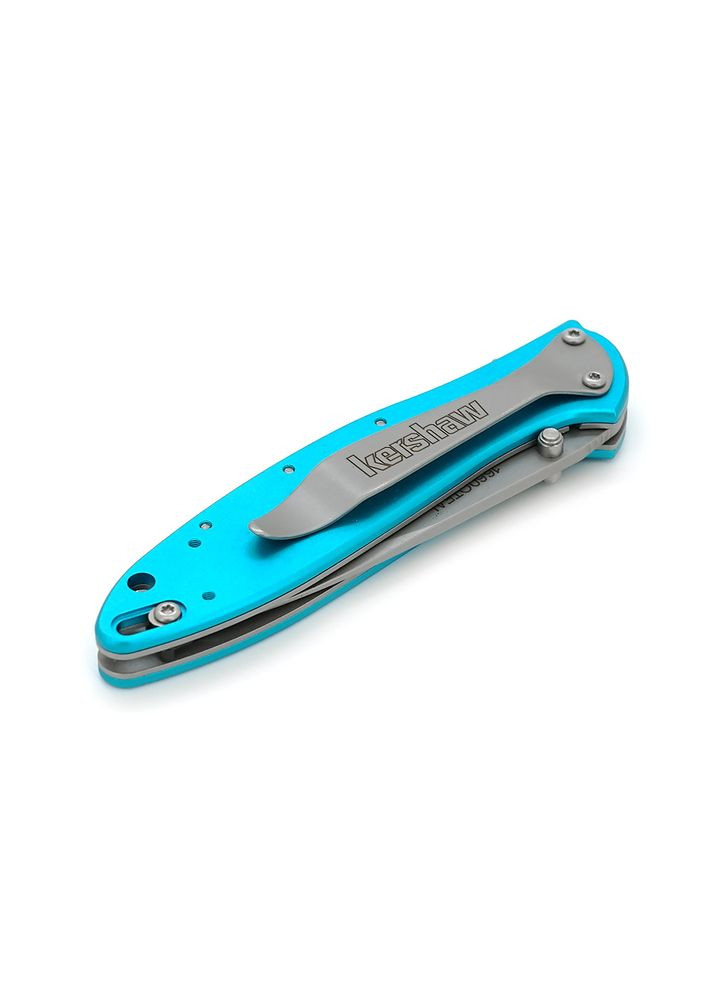 Ніж складаний Kershaw-1660 Blue, ручка сталь + титан, довжина 179 мм, 100 г, Box Voltronic (317286574)