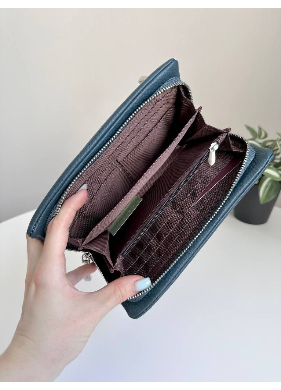 Жіночий гаманець клатч на два відділення з ремінцем Saralyn (353970001)