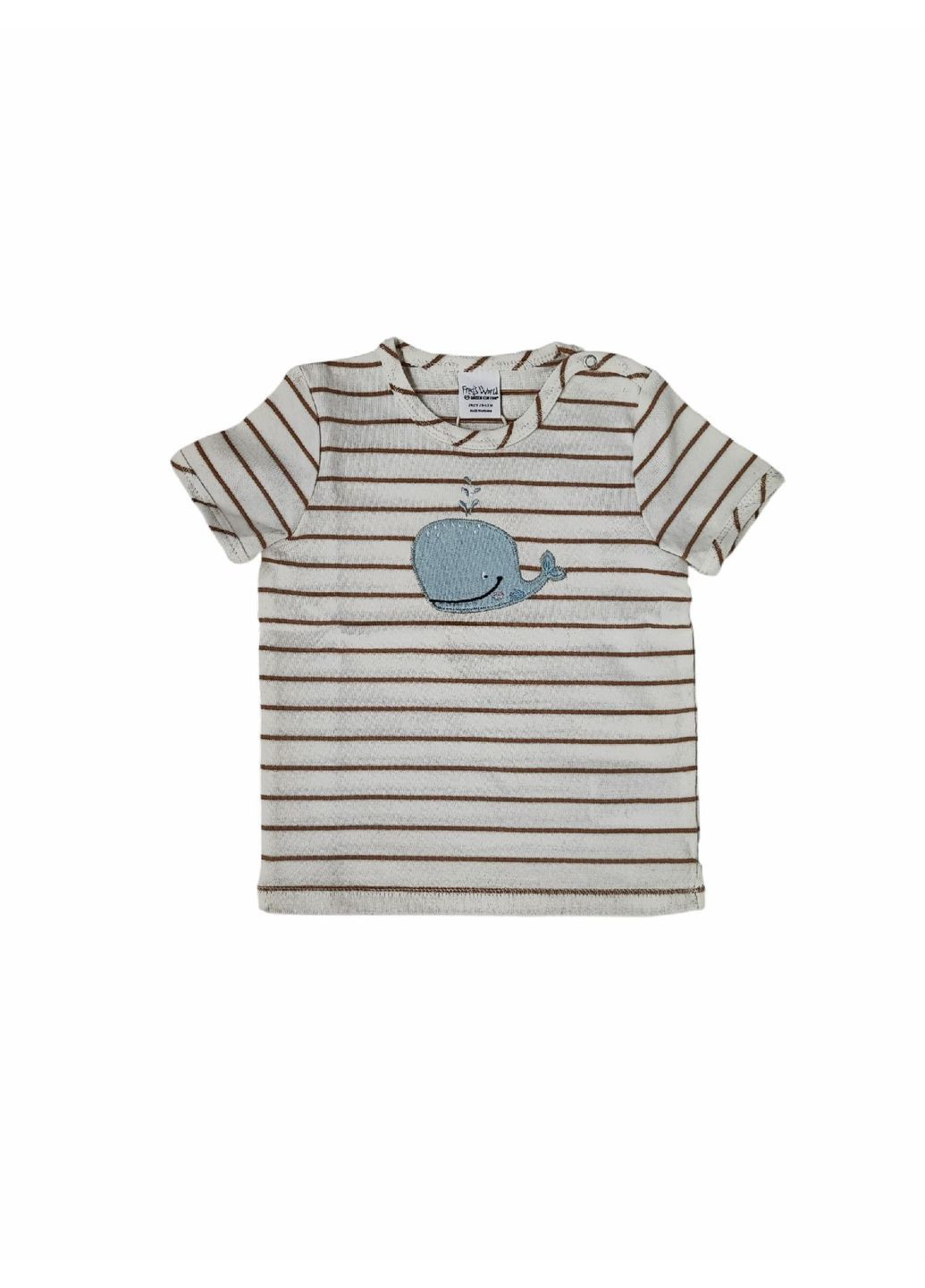 Біла літня дитяча футболка для хлопчика біла (25111243) Green Cotton