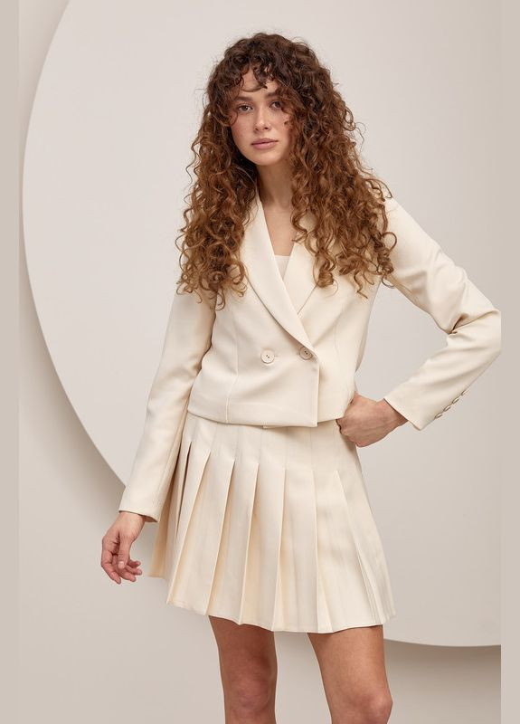 Бежевый женский женский жакет ARTMON однотонный - всесезон