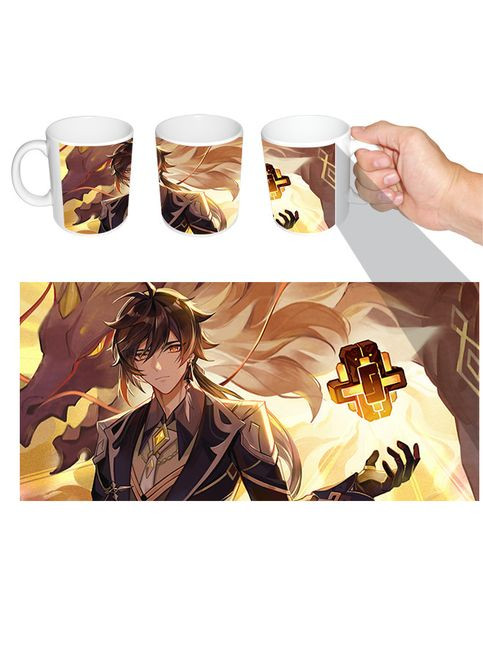 Чашка белая аниме Джун Ли Genshin Impact (z0341) No Brand (327005652)