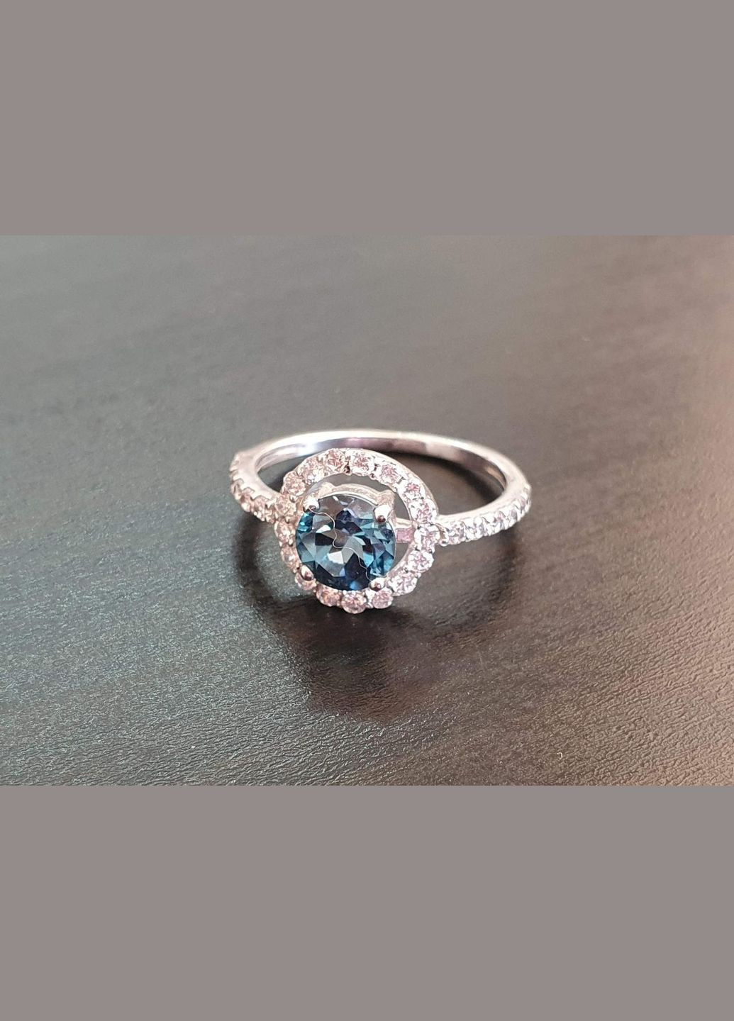 Срібне кільце Ярина з топазом. 1596/9р-TLB AGNI (327416544)